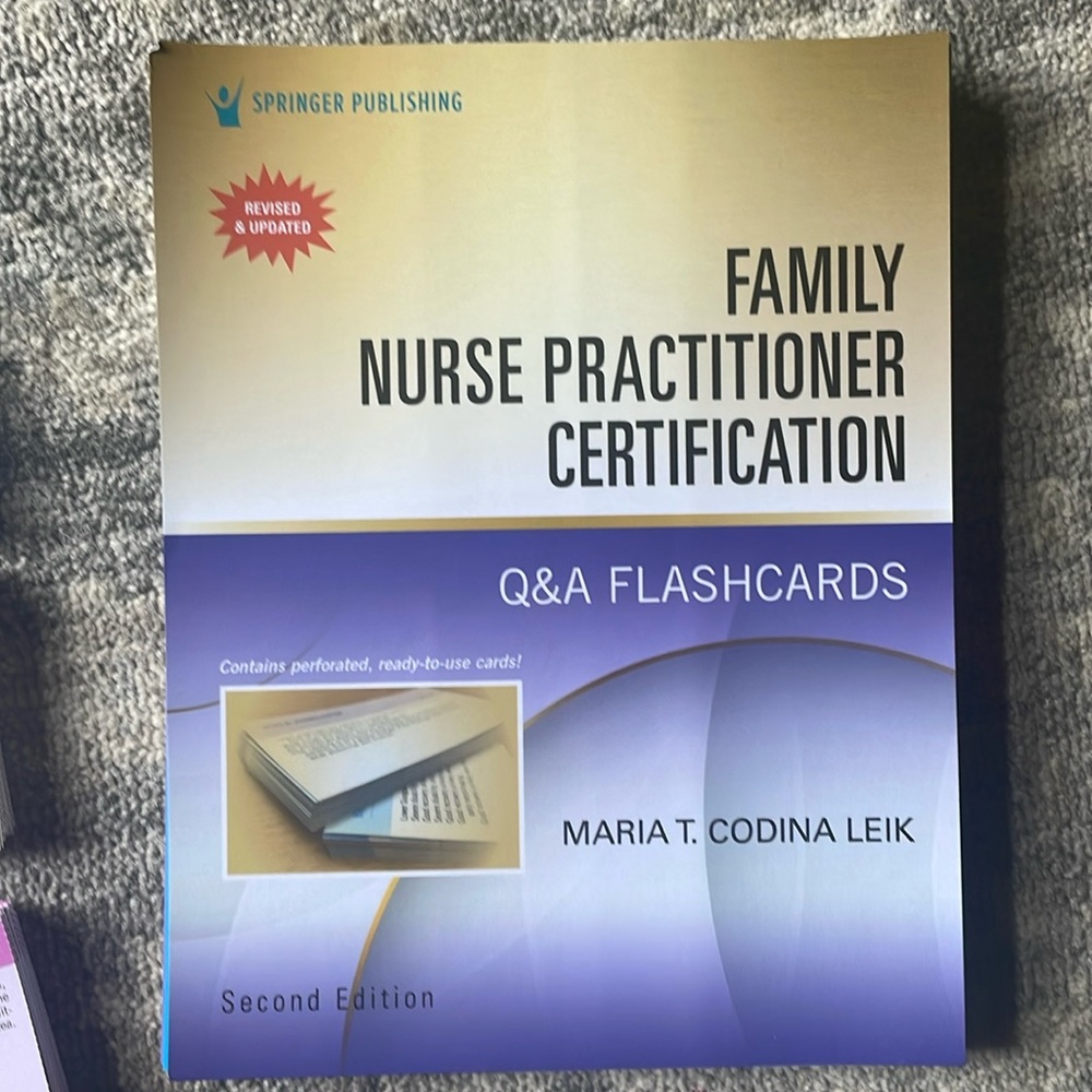Liek Family Nurse Practitioner (FNP) board certification Q&A flash cards
